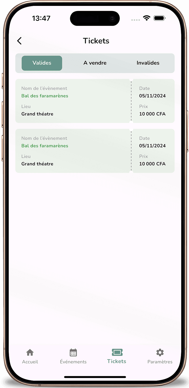 Jaayma Ticket App Screenshot 3